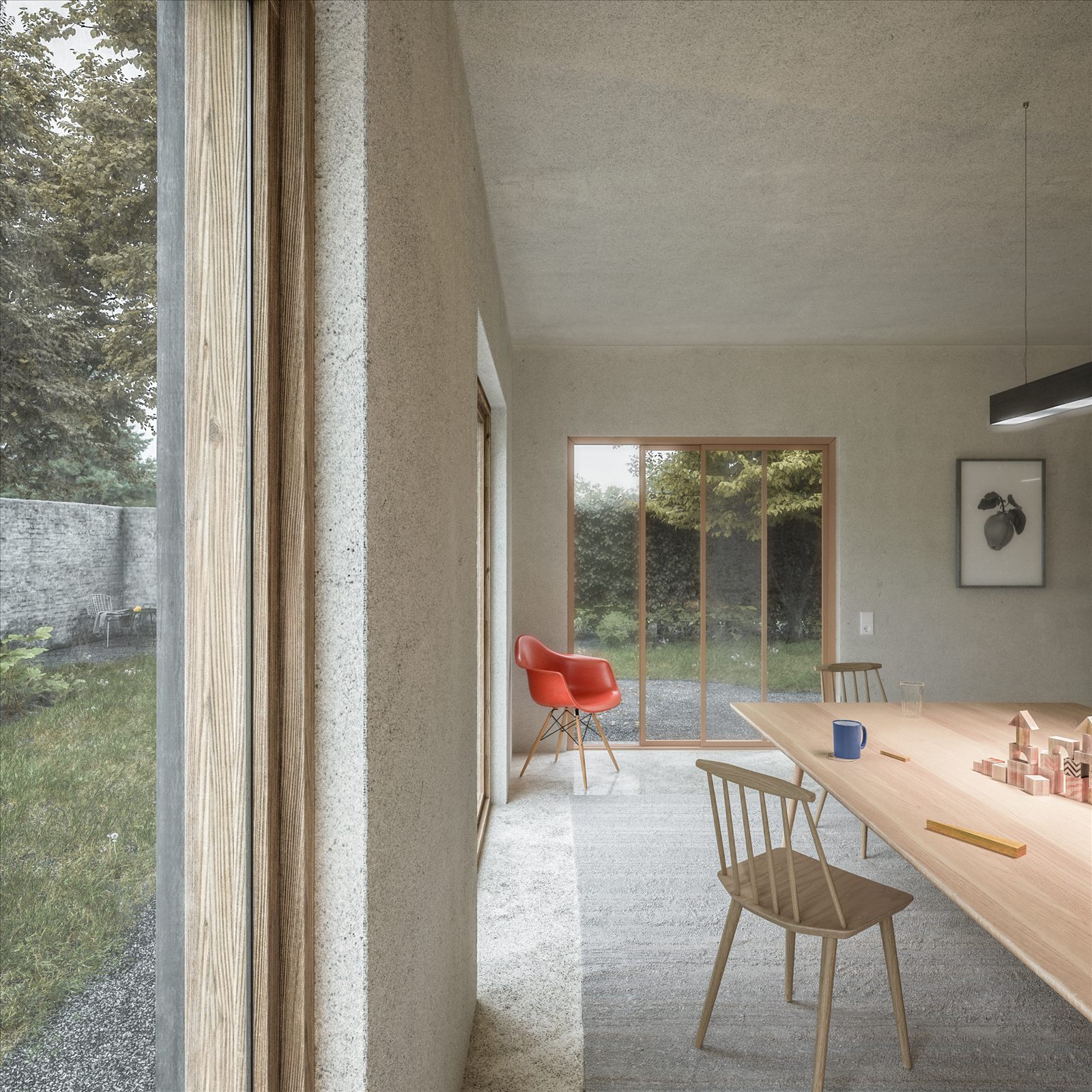 Echtzeit-Rundgang Haus und Garten — 3D-Visualisierung